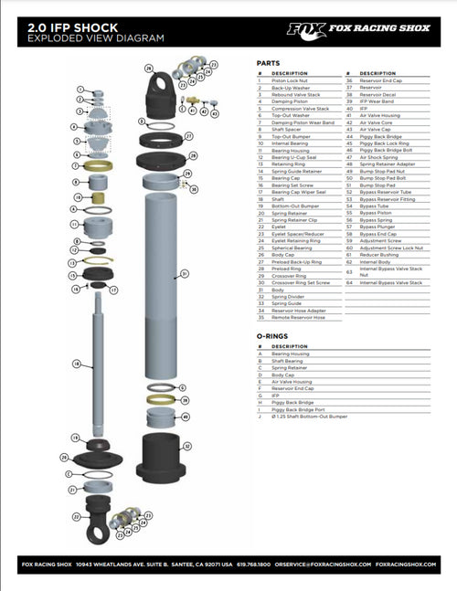 Fox 4WD Suspension 213-28-005-B Sleeve (0.630in ID | Kren Offroad NZ