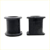 Black rubber cylindrical and square bushings from fr stabilizer shaft bush set for toyota hilux 1983-1997