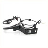 Front abs wheel speed sensor lh for toyota hilux 2015-2022 in black with coiled wiring and mounting bracket