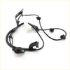 Front abs wheel speed sensor lh for toyota hilux with black molded plastic housing and coiled wiring assembly