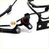Front abs wheel speed sensor for Toyota Hilux 2015-2022 black with red ring and white connector for accurate speed detection