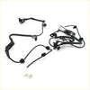 Front abs wheel speed sensor harness assembly for Toyota Hilux 2015-2022 with black molded plastic connectors