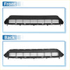 Black plastic front bumper grille for toyota highlander 2011-2013 shown from the back side
