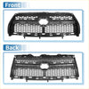 Black honeycomb pattern front bonnet bumper grille for toyota rav4 2009-2012 with durable plastic build