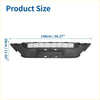 Black plastic front bonnet bumper grille for toyota rav4 2019-2022 with horizontal slat design and mounting holes