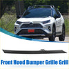 Black front bonnet bumper grille for toyota rav4 2019-2022 designed for enhanced airflow and style