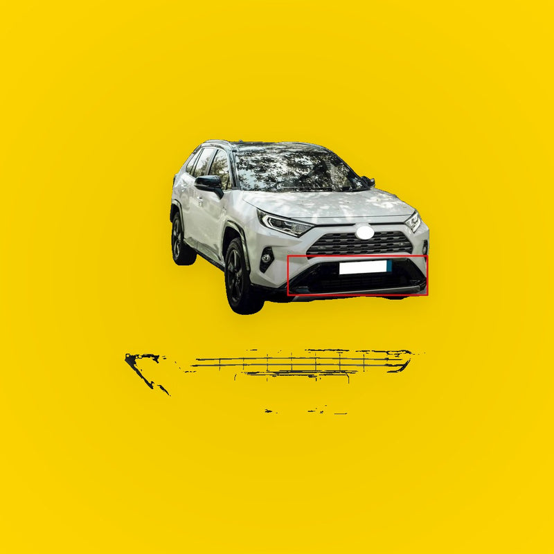 Front Bonnet Bumper Grille for Toyota RAV4 2019-2022 Black