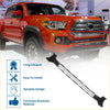 Black and chrome front bumper guard for 2016 toyota tacoma made of durable metal for extra grille protection