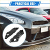 Black plastic front bumper cover trim pieces for nissan gt-r shown with front bumper brackets for toyota rav4 2016-2018