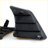 Black plastic front bumper cover hole trim piece with molded contours for Toyota Hilux 2010-2016 interior