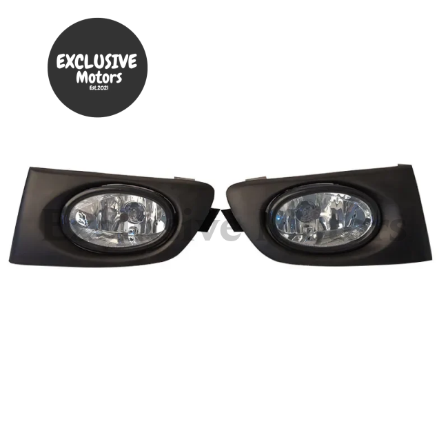 Honda Civic Front Bumper Fog Lights with Switch and Wiring (2001-2002)