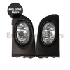 Honda Civic Front Bumper Fog Lights with Switch and Wiring (2001-2002)