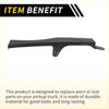 Black metal pickup truck bed rail shown from the back for front bumper grille headlight filler toyota tacoma 2005-2011