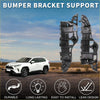 Black plastic front bumper retainer bracket support for toyota rav4 and highlander 2001-2023 visible back side