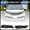 Black plastic front bumper retainer bracket made of abs for toyota rav4 2006-2012 shown from the back side