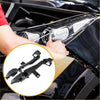 Black plastic front bumper support bracket trim pieces for toyota cruiser 2003-2008 shown from back side