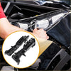Black plastic front bumper support bracket trim pieces for toyota fortuner 2009-2011 1 pair visible from front