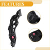 Front bumper support bracket for toyota highlander 2014-2016 with black plastic trim and pink circular fasteners