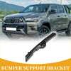 Black plastic front bumper support bracket for toyota hilux 2005-2009 shown from the back side