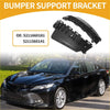 Black plastic front bumper support bracket for toyota land cruiser 2008-2015 shown from the back side