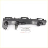 Black plastic front bumper side support for toyota hilux mk6 sr5 2004-2010 with molded tabs and circular holes