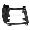 Black glossy metal front bumper support mount bracket with mounting brackets and pre-drilled holes for chevrolet silverado 1500