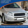 Silver plastic front right tow hook cover for toyota rav4 2009-2011 front car bumper unpainted