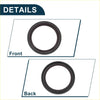 Black rubber front crankshaft oil seal ring for Toyota sienna 2010 to 2013 made of durable rubber material