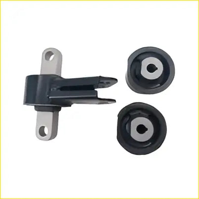 Black rubber front diff mount bush with metal bracket fit for jeep grand cherokee wh wk commander xh 3 pcs
