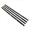 Black rubber front door belt moulding strips for toyota hilux 1983-1988 car windows weather stripping