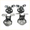 Front door hinge set for mazda capella 626 hatchback 1985-1987 black metal hinge with hexagonal base and two tabs
