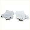 Front door lock latch for toyota hilux kun10 kun16 kun25 tgn16 in white plastic with black and gold accents