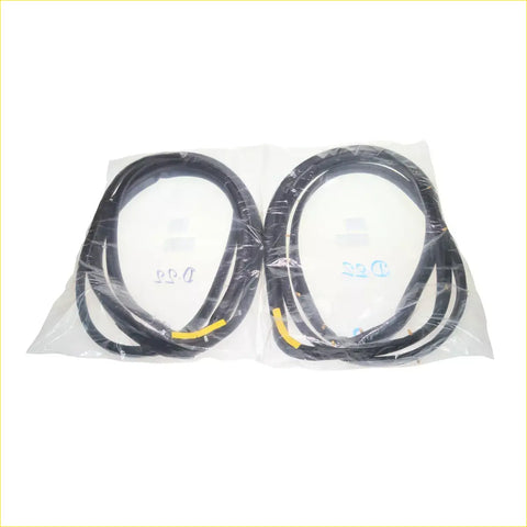 Black rubber front door weatherstrip gaskets for nissan datsun navara d22 np300 terrano sealed in clear bags