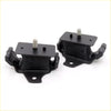 Front engine mount for Toyota Hilux 2.4L 2.8L 2015-2023 black rubber mount with threaded metal bolt