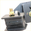 Front engine mounting x2 for toyota hilux 3rd gen 1978-1983 black rubber mount with gold bolt and washer on top