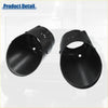 Black plastic front fog light grille cover trim with matte finish and mounting holes for toyota tacoma 2005-2011
