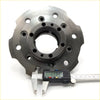 Black metal front hub wheel with evenly spaced holes for mazda b series b2200 b2500 b2600 bt50 4x4 abs