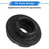 Black rubber front lateral arm bushing for toyota hiace 2006-2013 with circular ring shape and textured edge