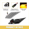 Front led side marker lights for scion fr-s with clear plastic lens amber led glow perfect for 4wd and offroad use