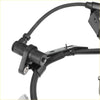 Front left abs wheel speed sensor for toyota rav4 2001-2005 black plastic and metal brake sensor with coiled cable