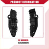 Front left bumper bracket for toyota rav4 2019-2021 black plastic car interior part with molded slots and mounting holes