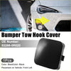 Front left black plastic bumper tow hook cover for Toyota rav4 2013-2018 front vehicle placement