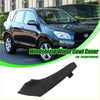 Black plastic front left cowl extension trim cover for 2013-2019 toyota rav4 shown from the back side