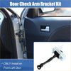 Front left door check stop strap assembly kit in black and white for toyota highlander car door