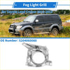 Front left chrome fog light grill for toyota land cruiser 2012-2015 with durable gloss finish