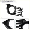 Black plastic front left fog light grille for toyota prius 2004 to 2009 automotive use