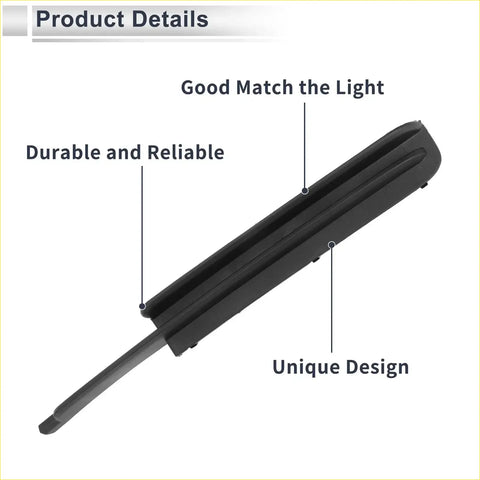 Front left fog light grill for Toyota Reiz 2005-2009 with a sleek black plastic windshield wiper blade design