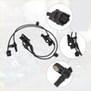 Black automotive crankshaft position sensor with coiled cable and multiple connectors for toyota rav4 abs wheel sensor set