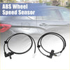 Black abs wheel speed sensors with coiled cables and white connectors for front left right toyota echo 2000-2005