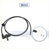 Black abs plastic front left right abs wheel speed sensor for toyota echo 2000-2005 with coiled cable and white connector